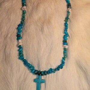 Turquoise cross
